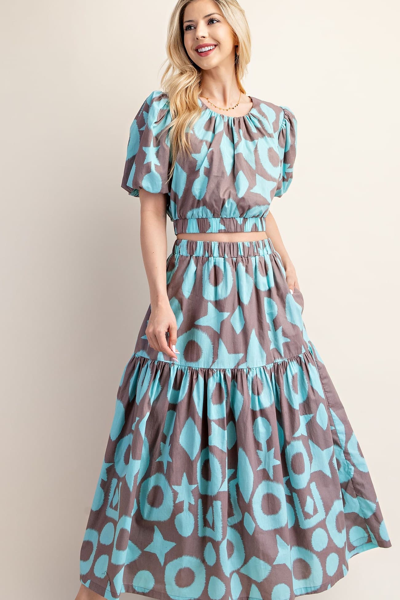 TM1029 - MOCHA / AQUA