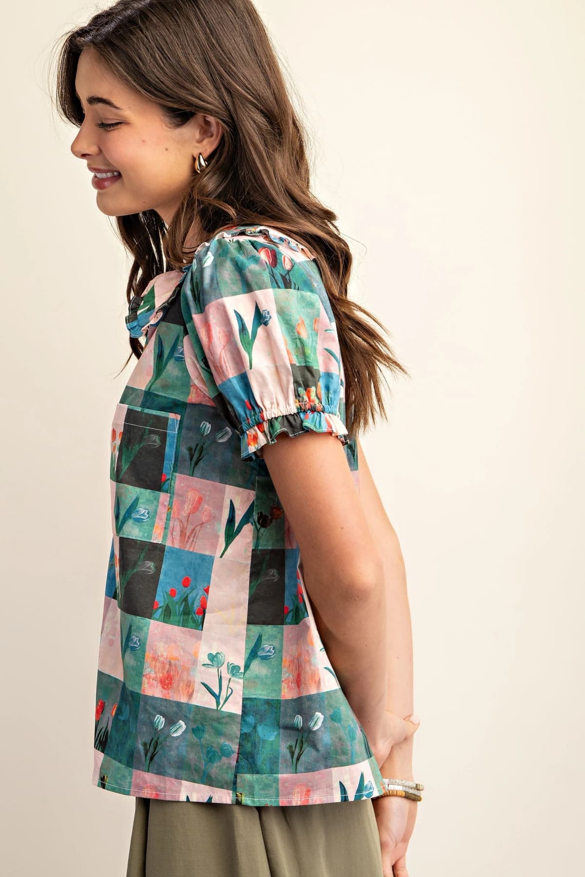 TM1051 - PINK/GREEN MULTI