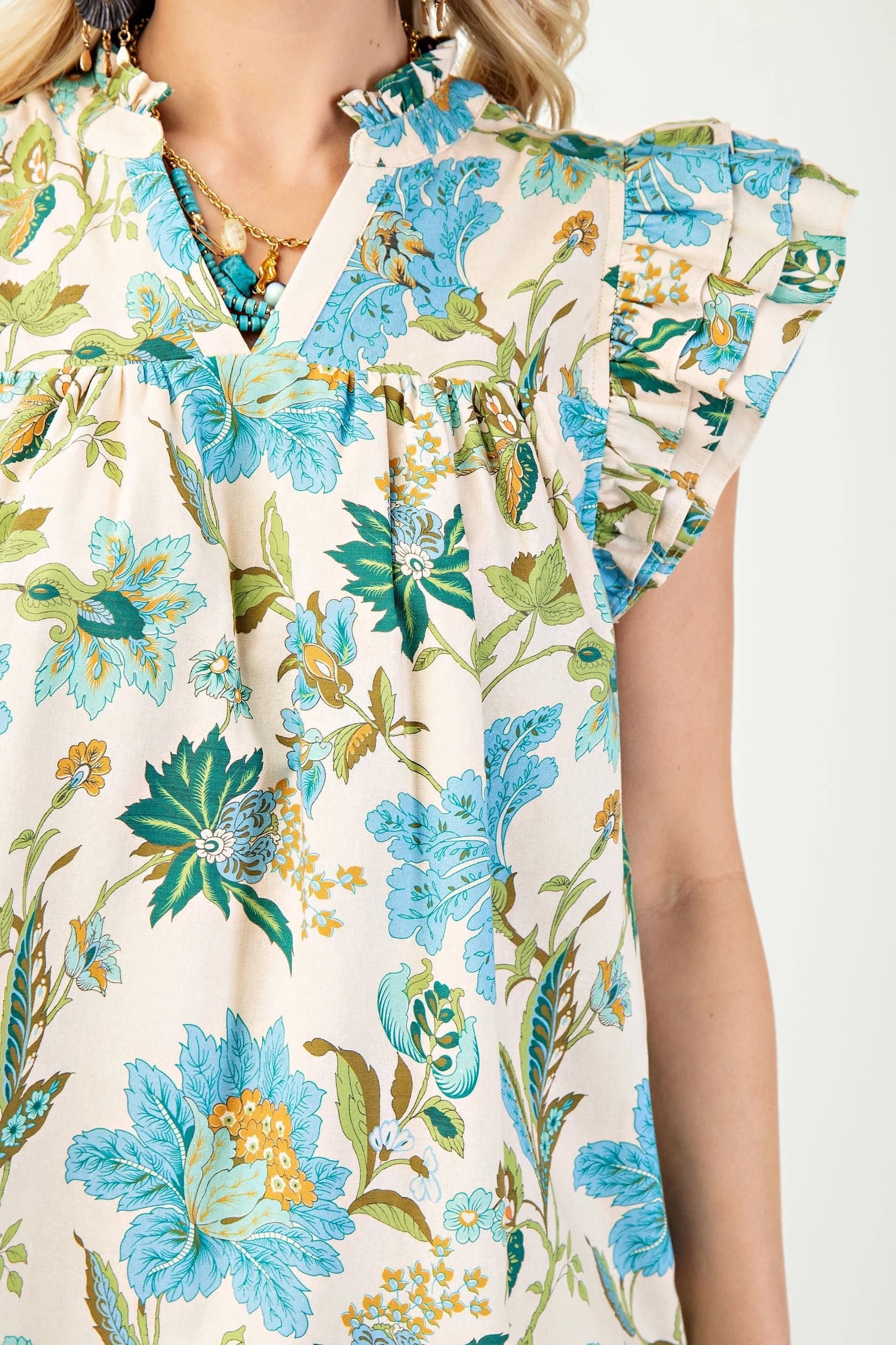 TG2059 - BLUE / IVORY