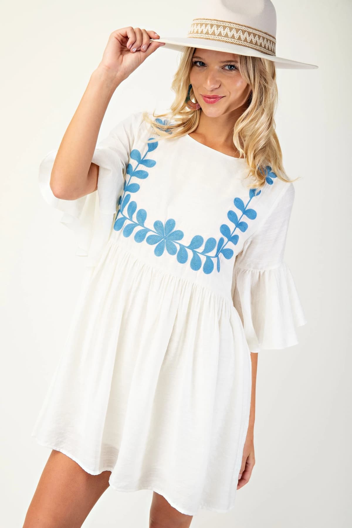 TG2038 - BLUE / IVORY