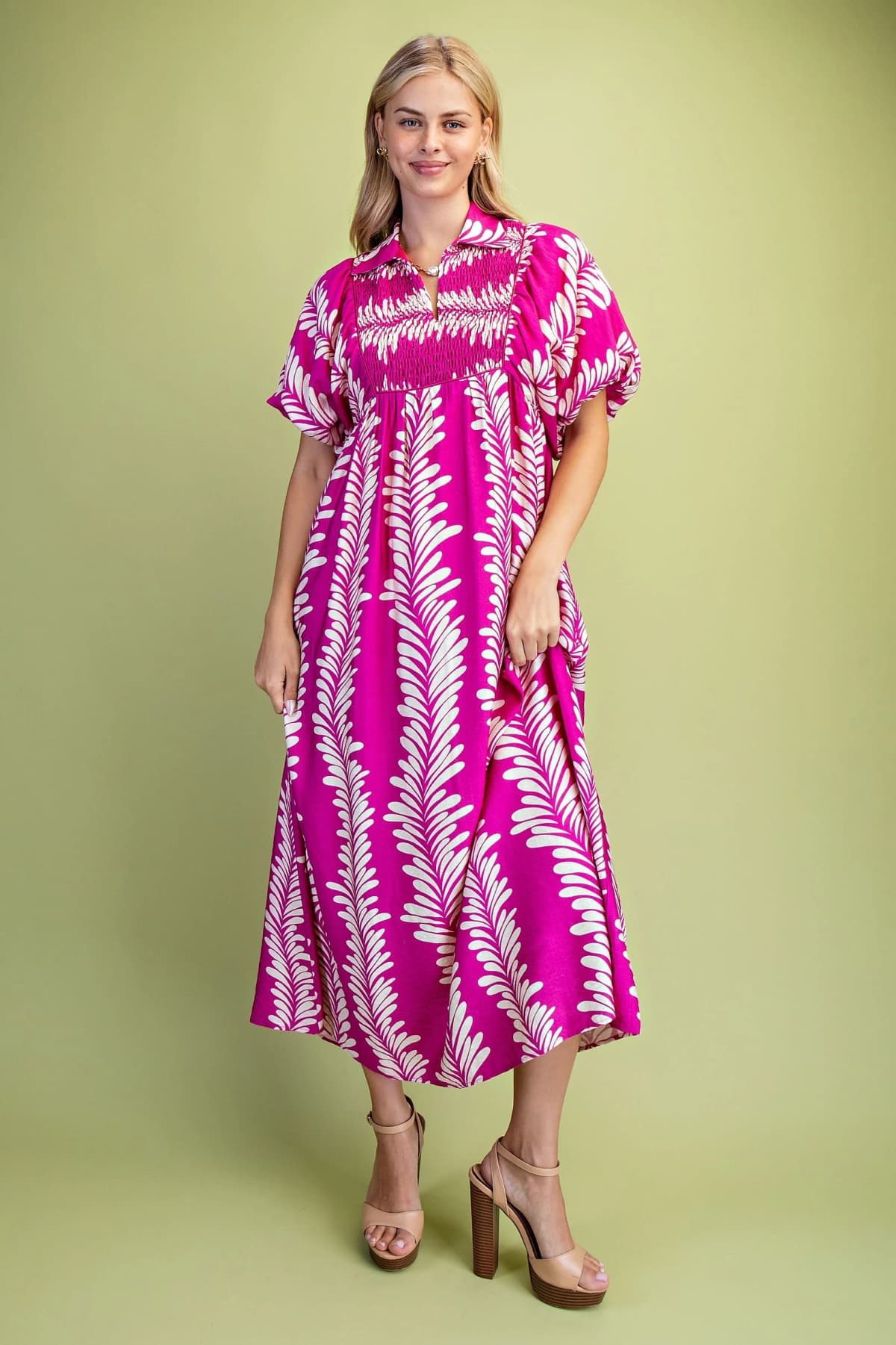 TE1055 - FUCHSIA / CREAM