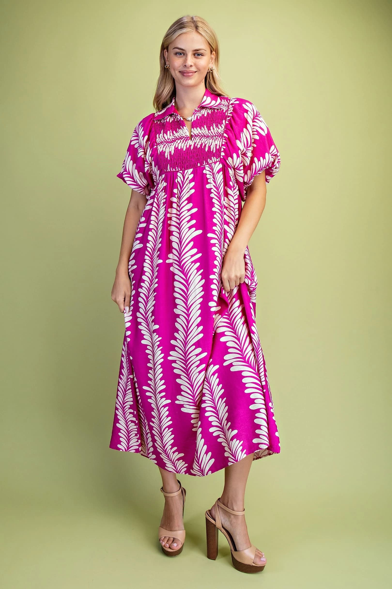 TE1055 - FUCHSIA / CREAM