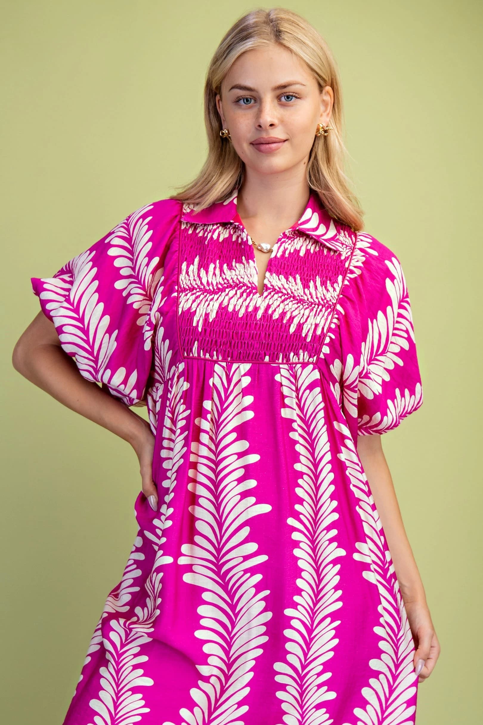 TE1055 - FUCHSIA / CREAM