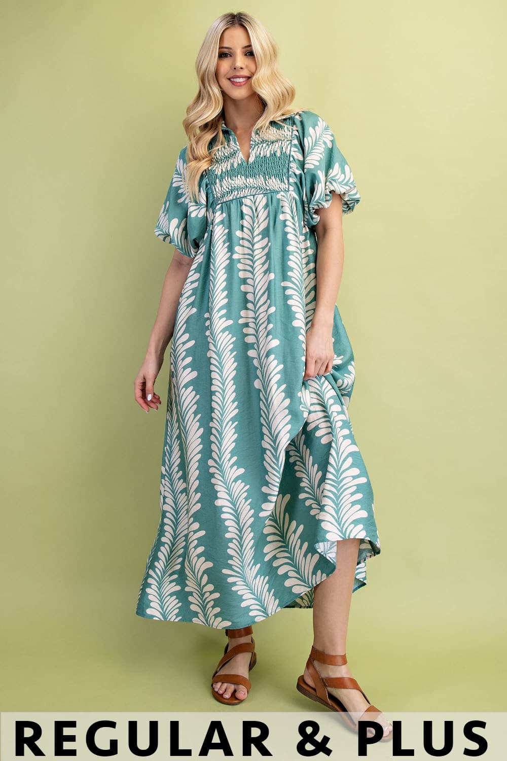 TE1055 - DUSTY MINT / CREAM