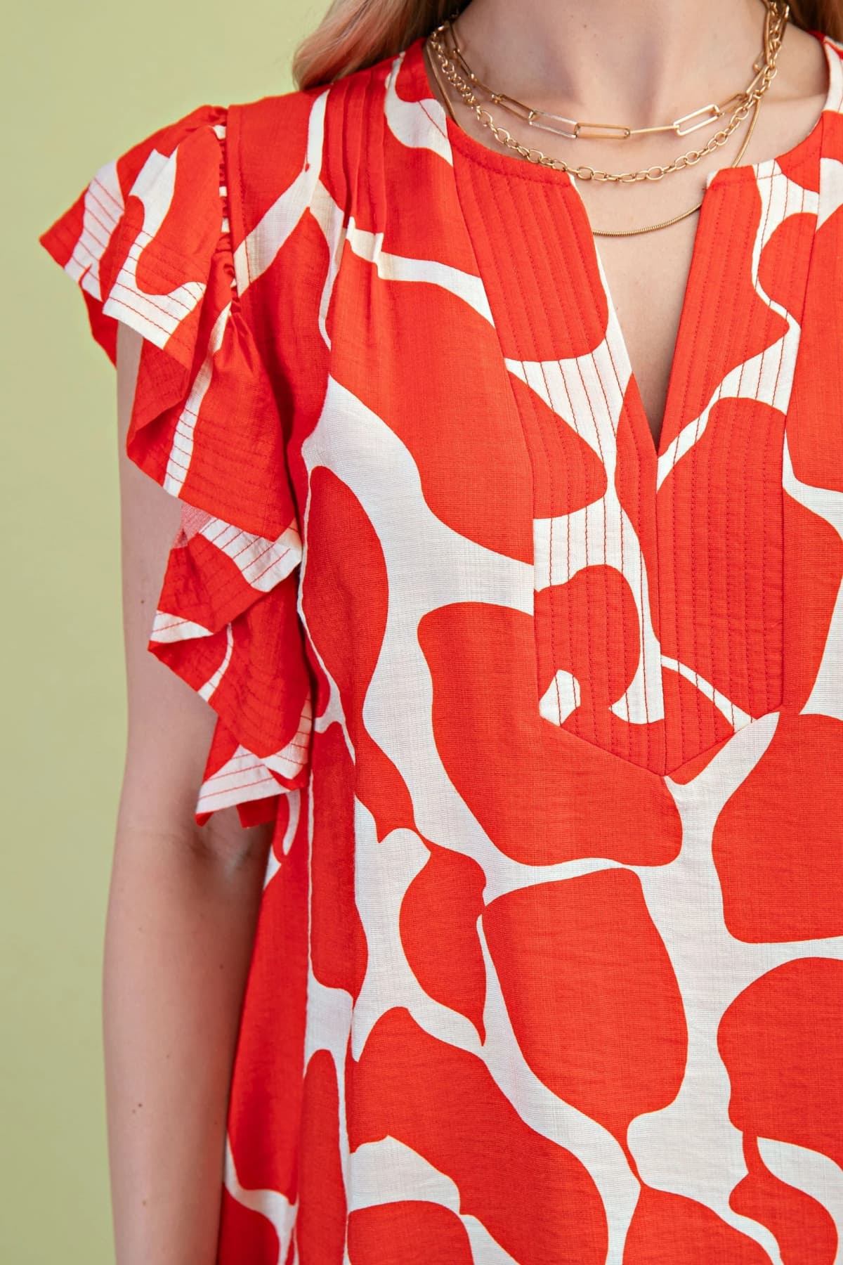 TE1270 - TOMATO / IVORY