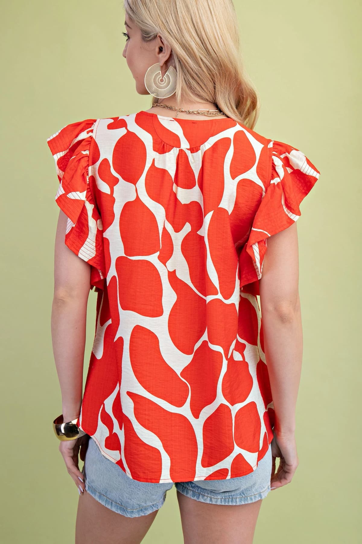 TE1270 - TOMATO / IVORY