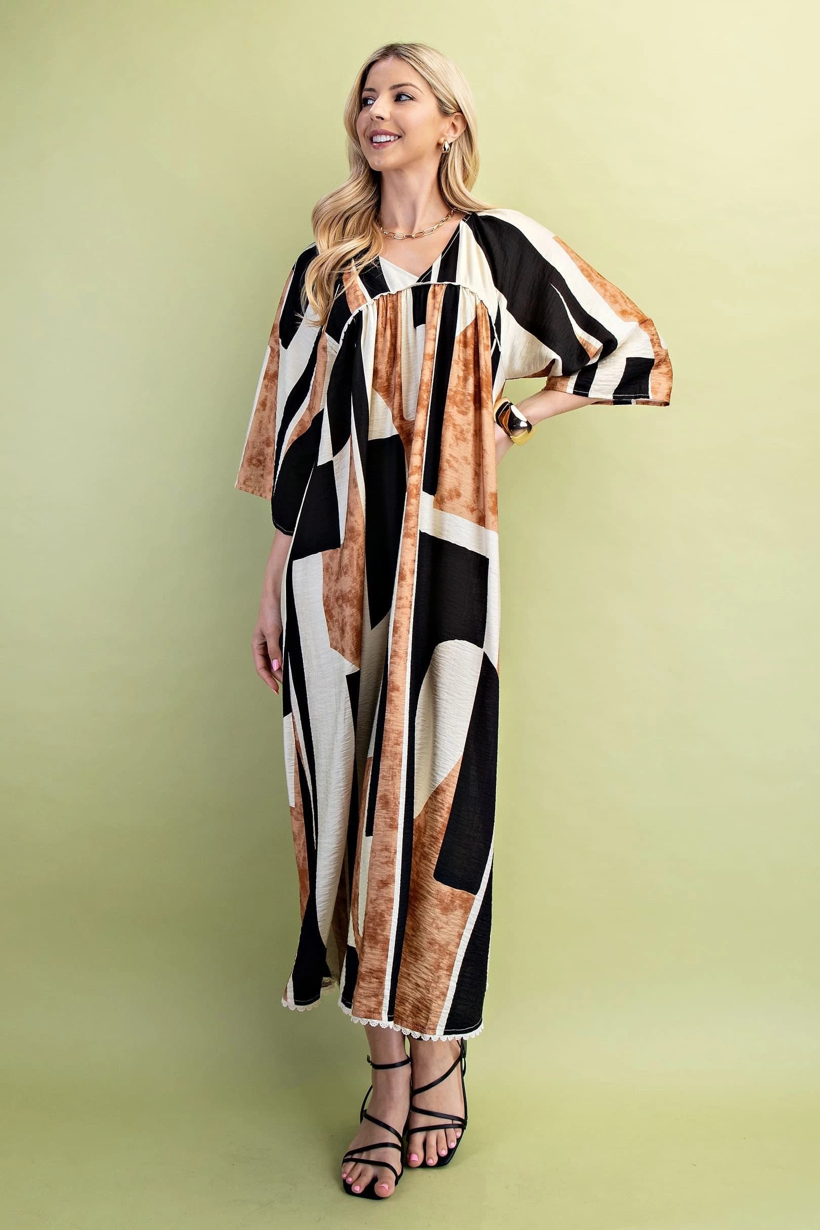 TE1379 - BLACK/TAUPE MIX