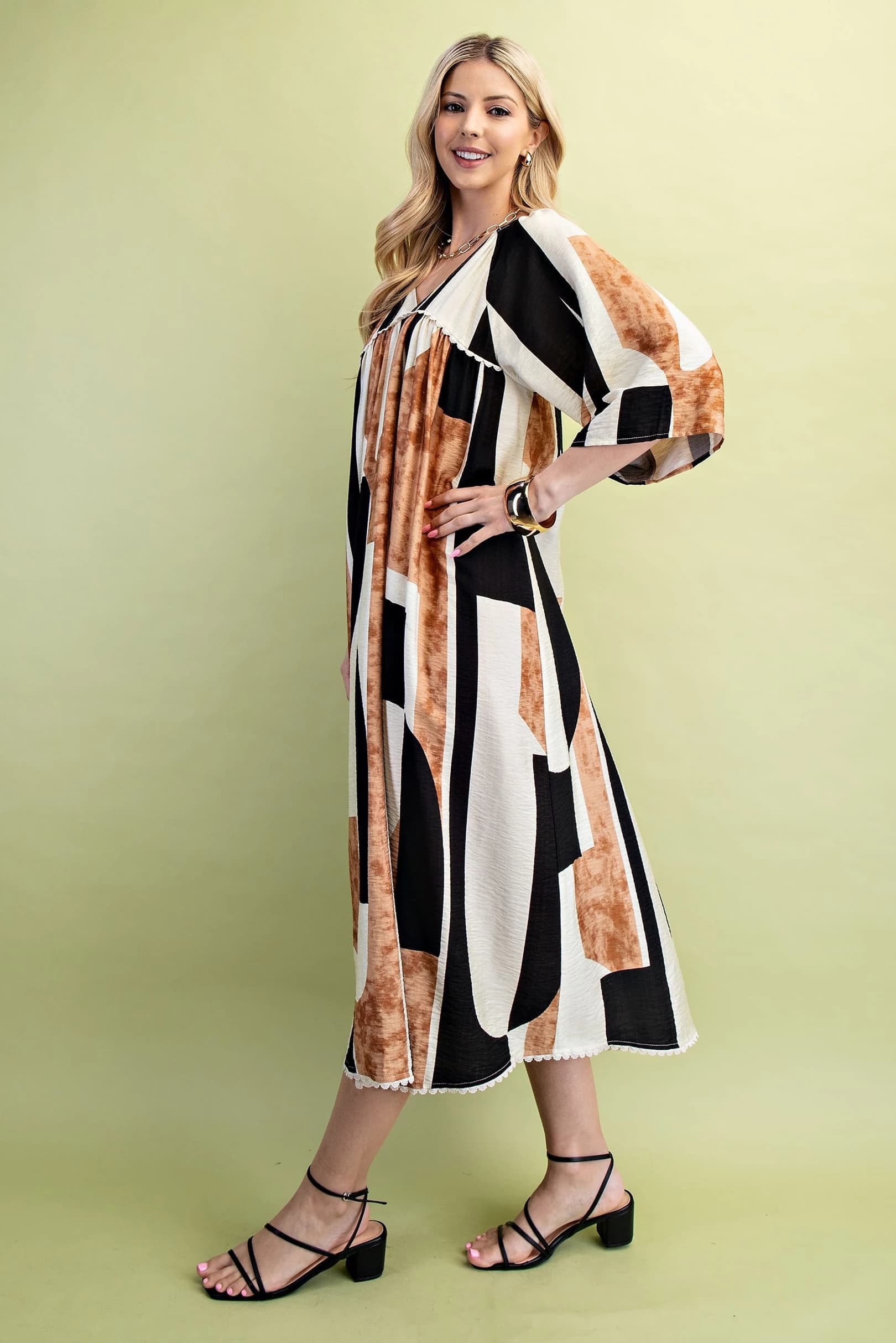 TE1379 - BLACK/TAUPE MIX