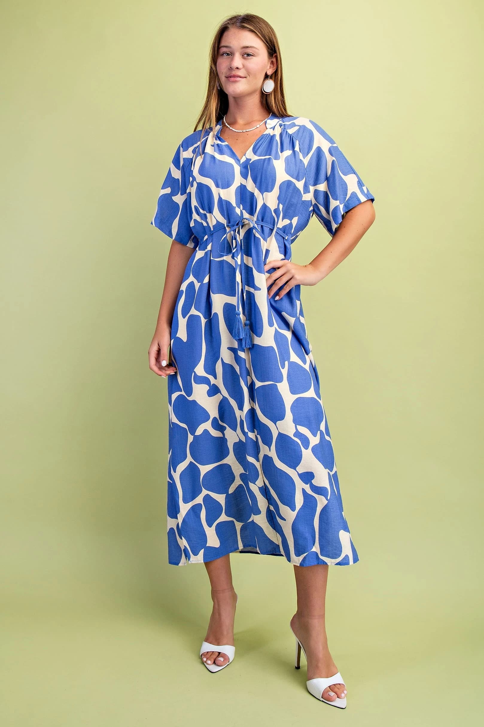 TE1614 - BLUE / IVORY