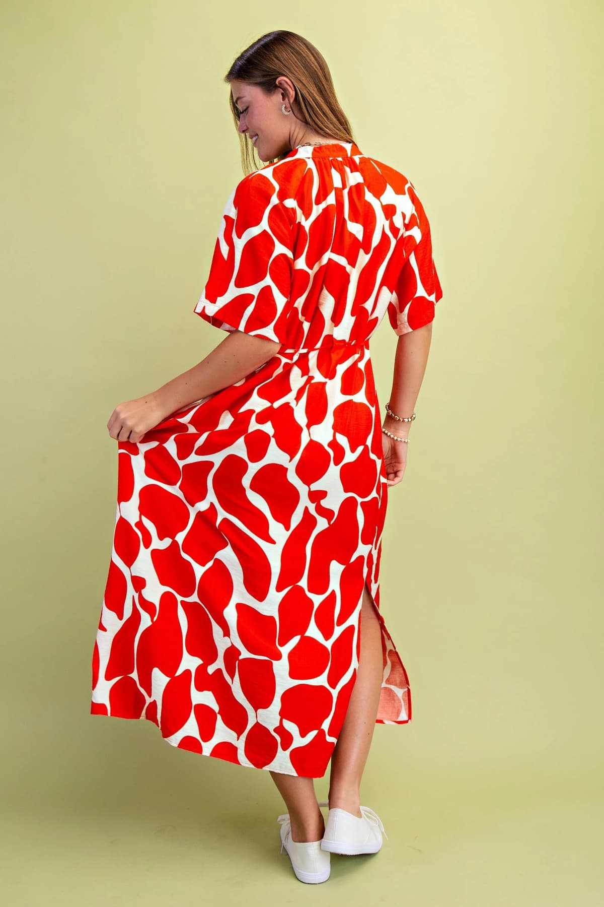 TE1614 - TOMATO / IVORY