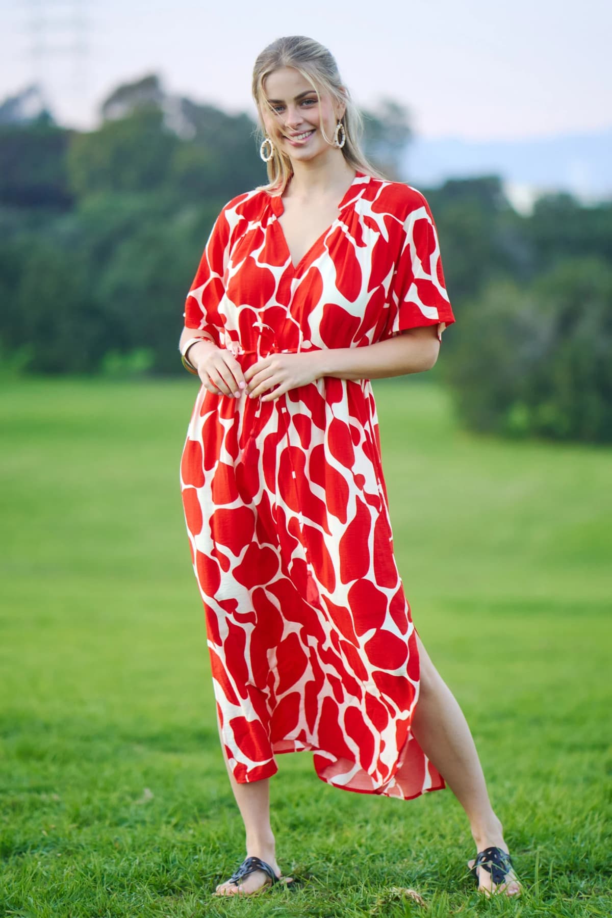 TE1614 - TOMATO / IVORY