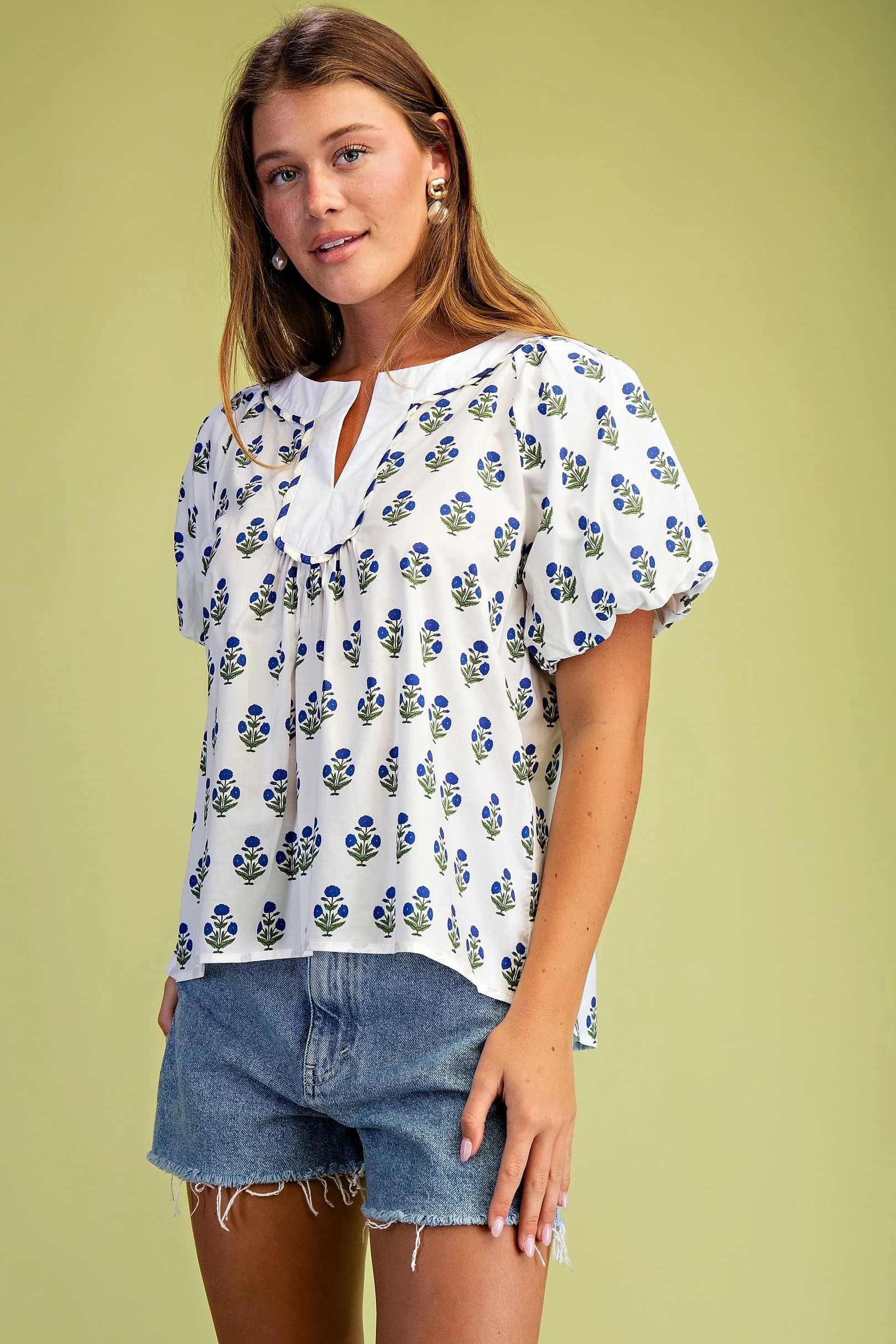 TE1632 - WHITE / BLUE