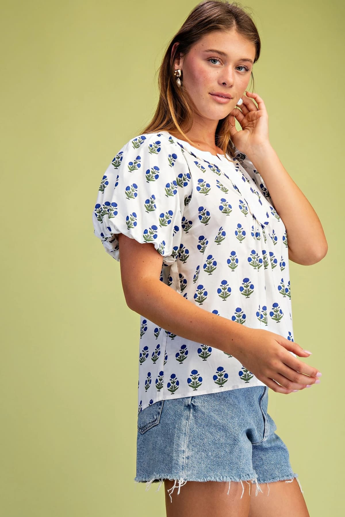 TE1632 - WHITE / BLUE