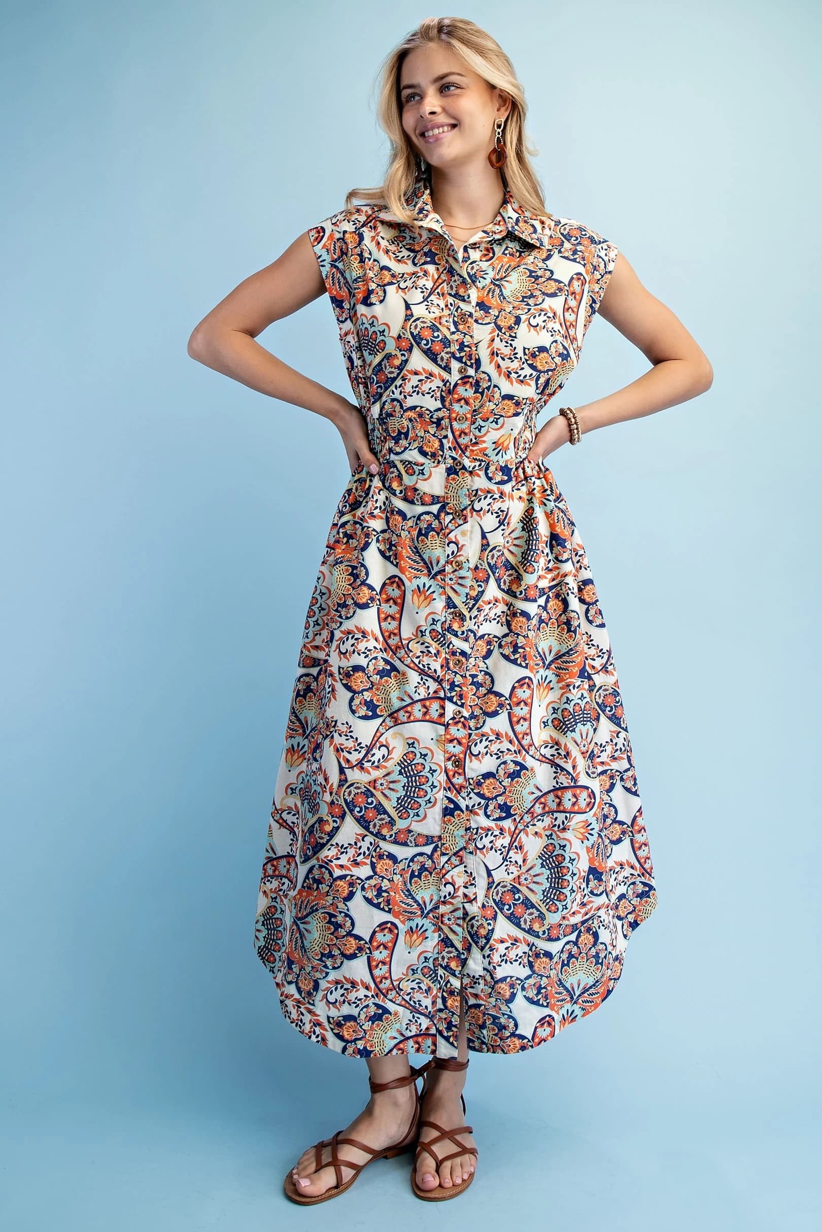 TE1692 - ORANGE / NAVY