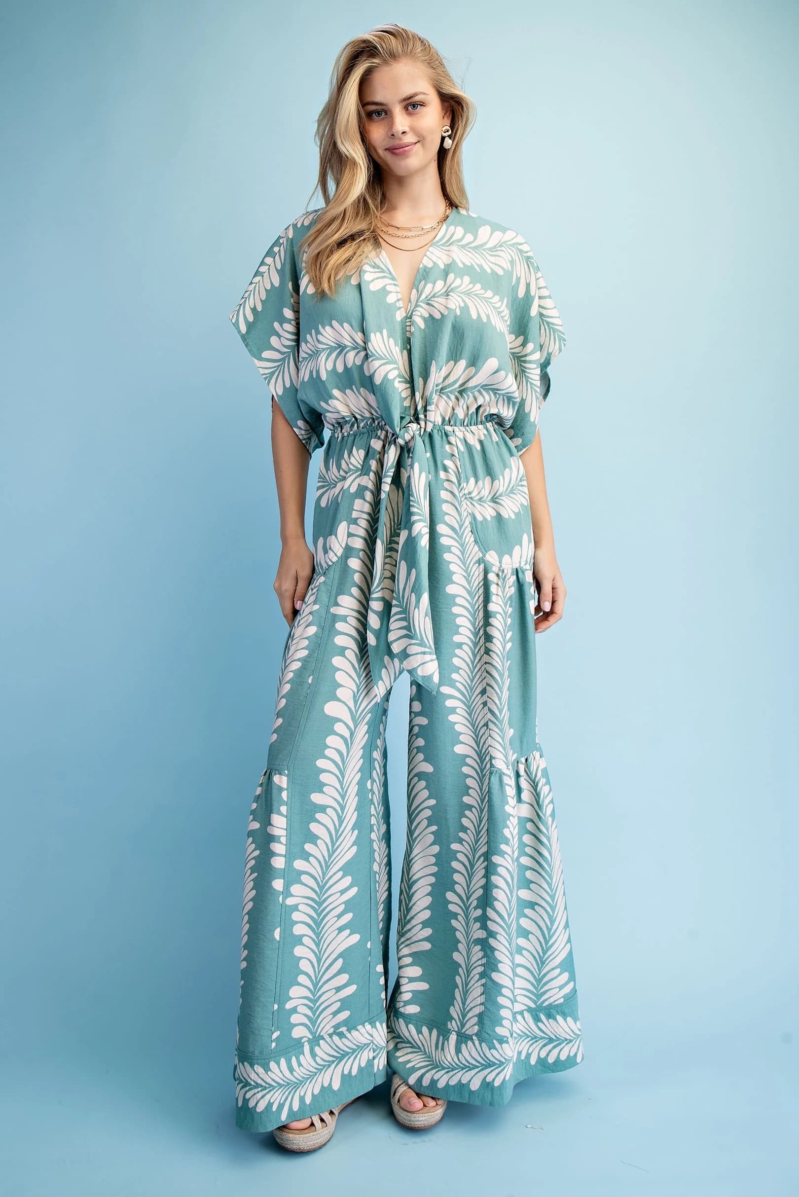 TE1732 - DUSTY MINT / CREAM