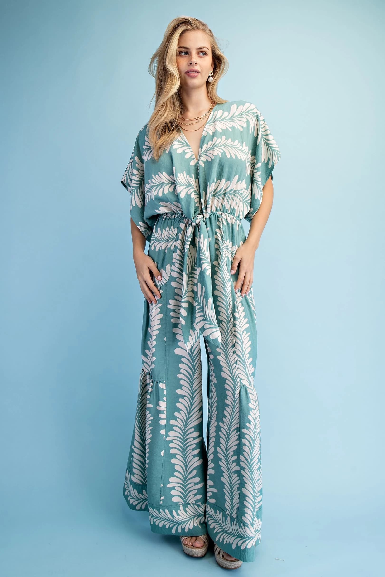 TE1732 - DUSTY MINT / CREAM