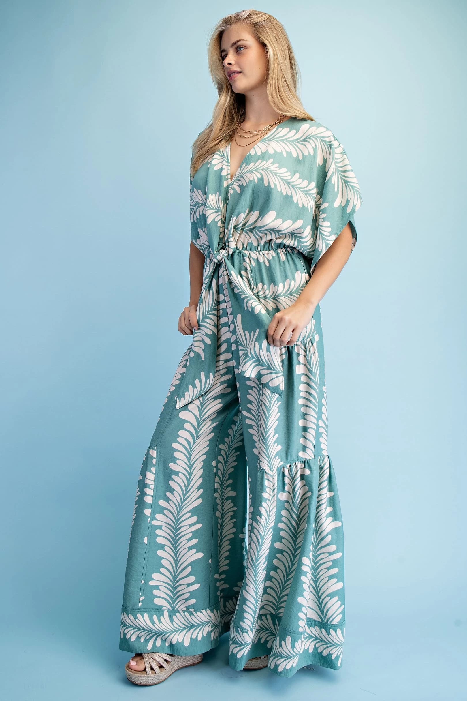 TE1732 - DUSTY MINT / CREAM