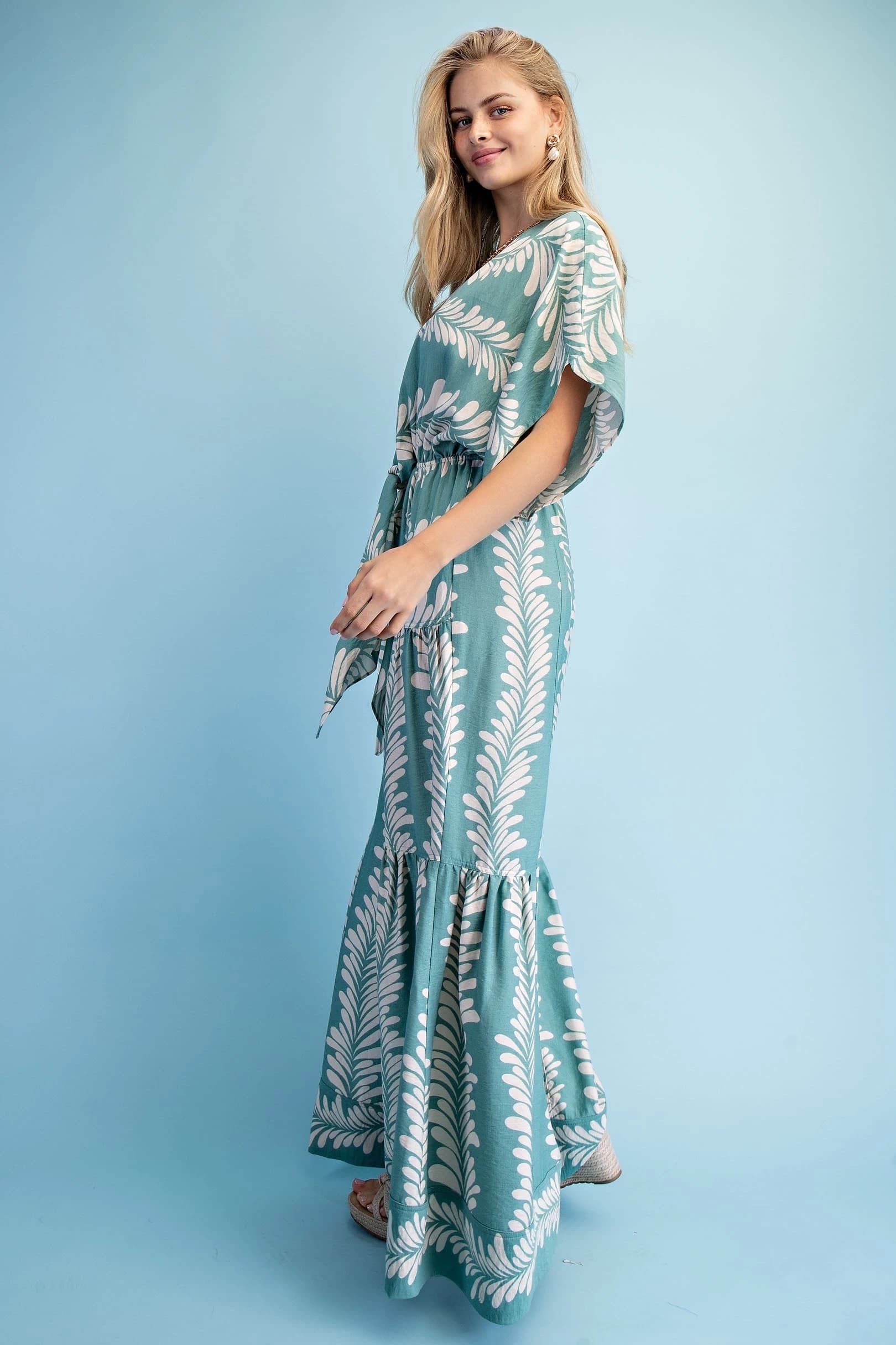 TE1732 - DUSTY MINT / CREAM