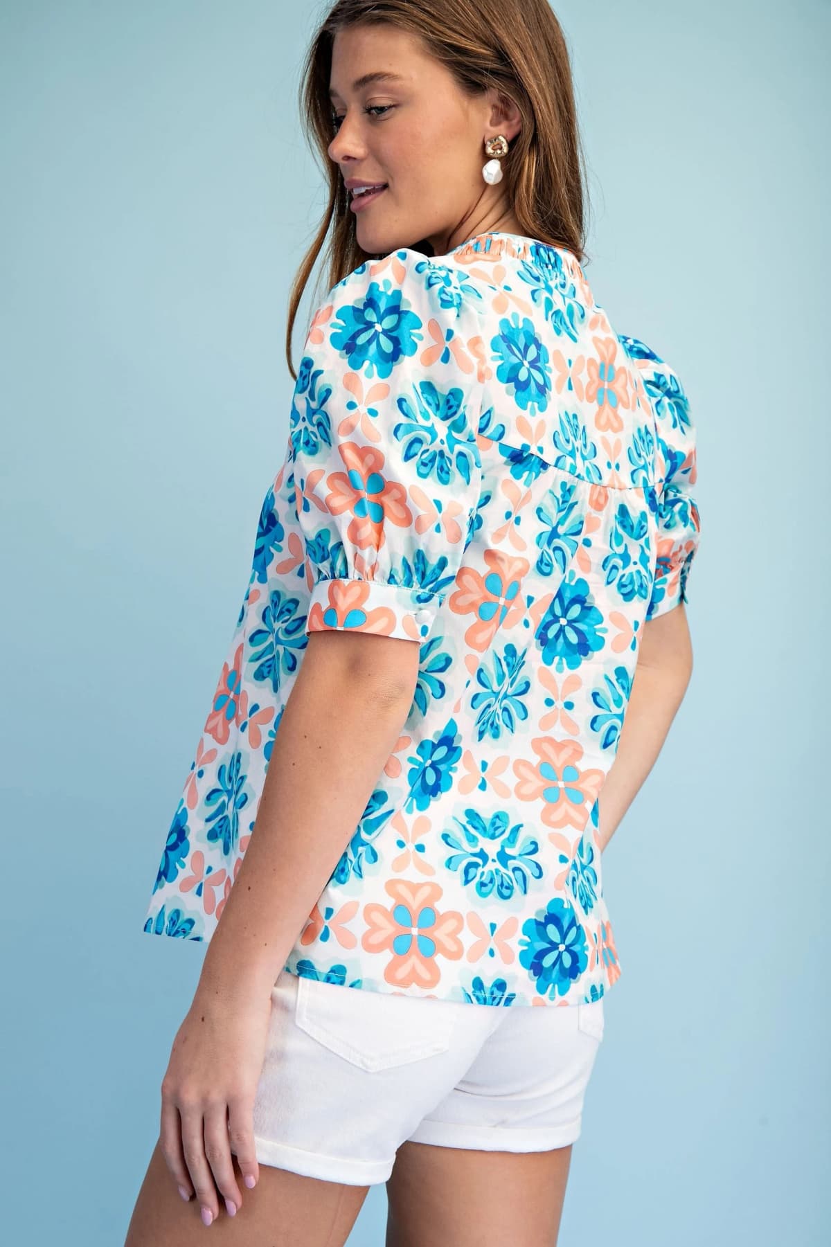 TE1741 - CORAL / BLUE