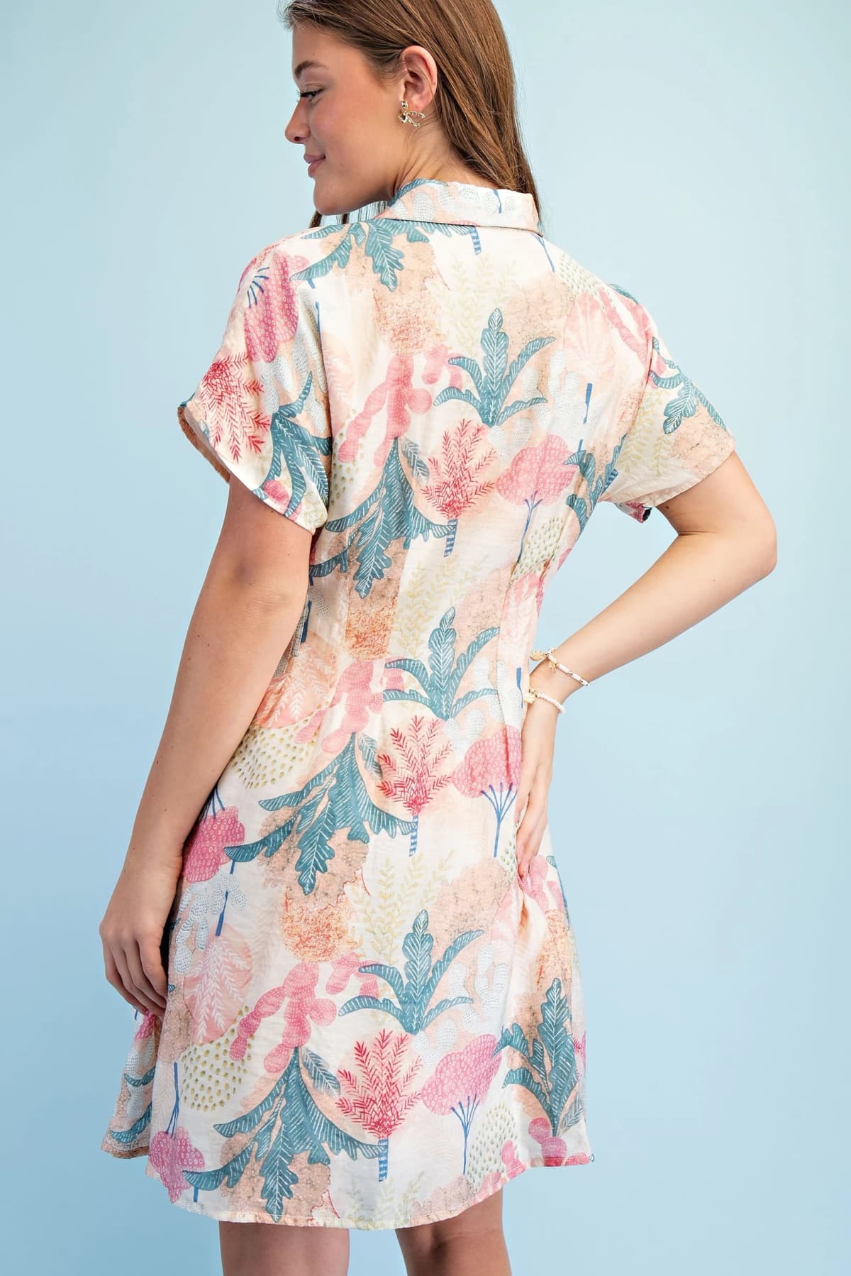 TE1787 - CORAL / TEAL