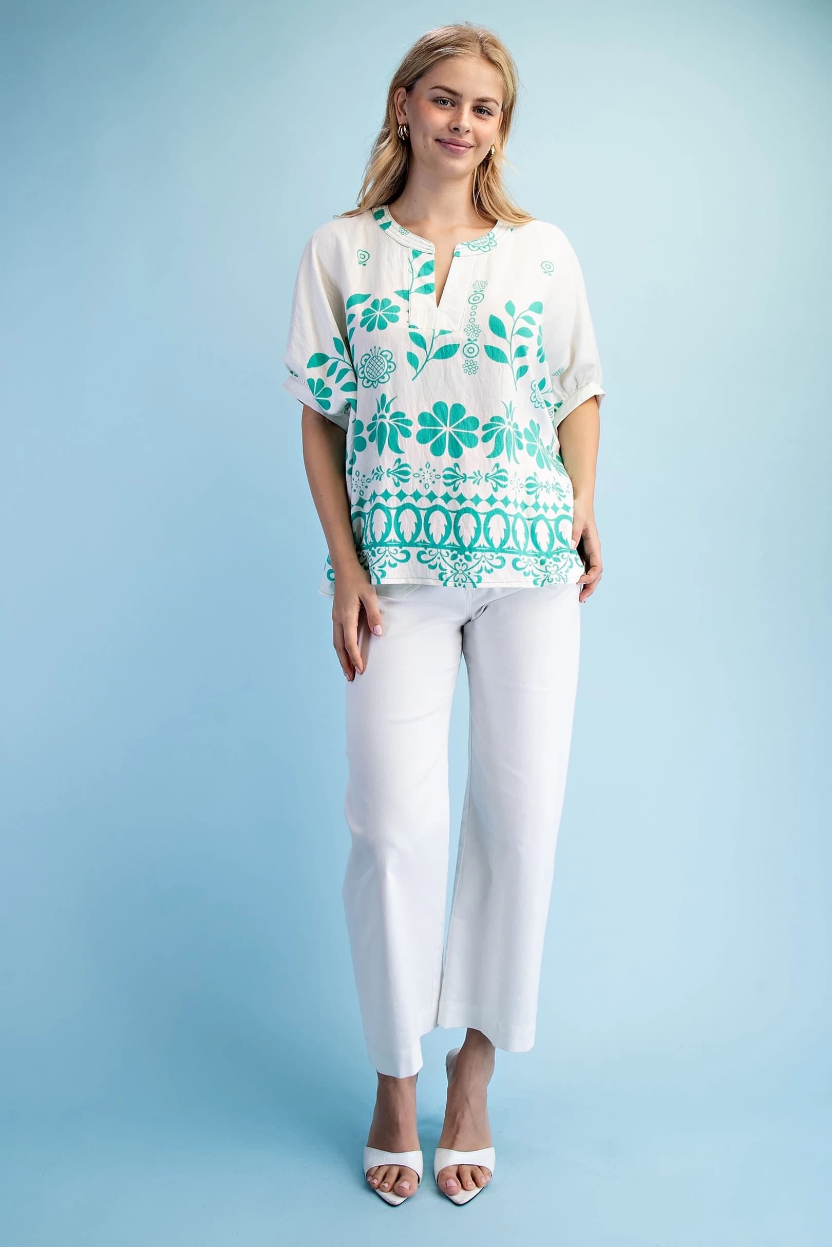 TE1828 - MINT / OFF WHITE