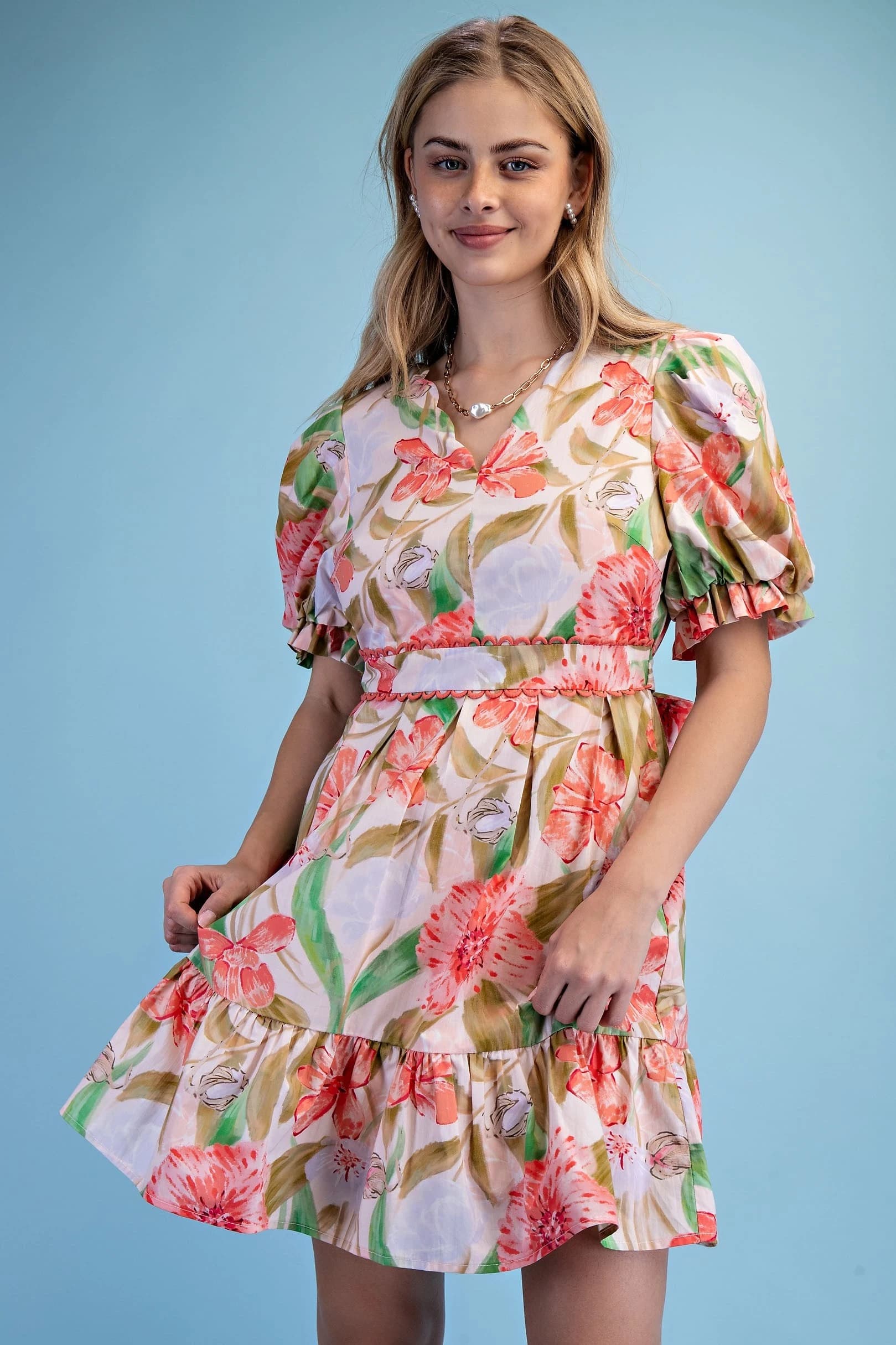 TE1832 - CORAL/GREEN