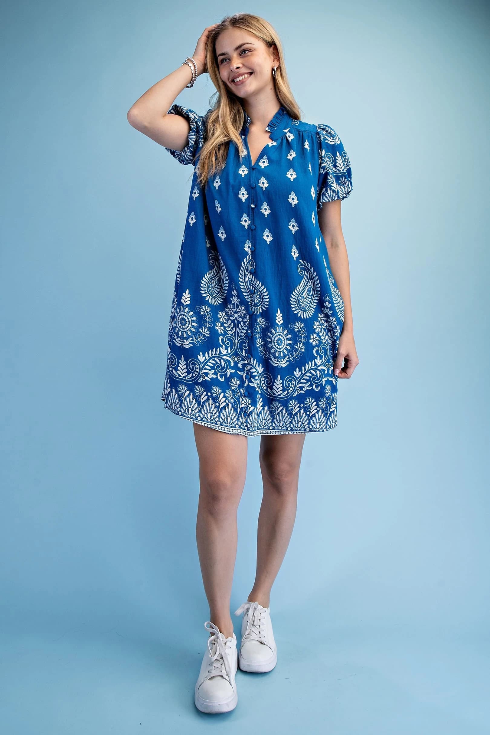 TE1854 - BLUE / WHITE