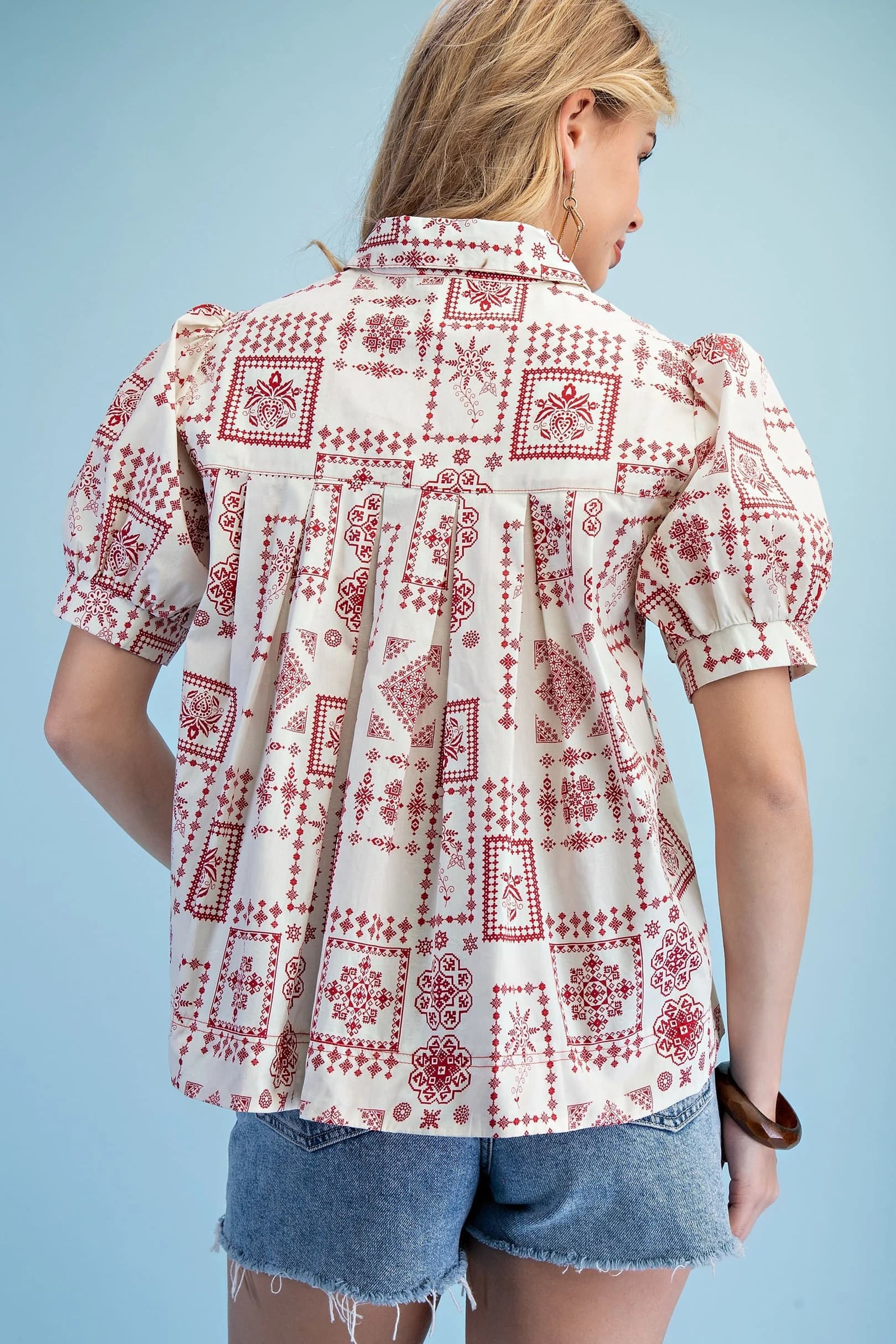 TE1925 - IVORY / RED