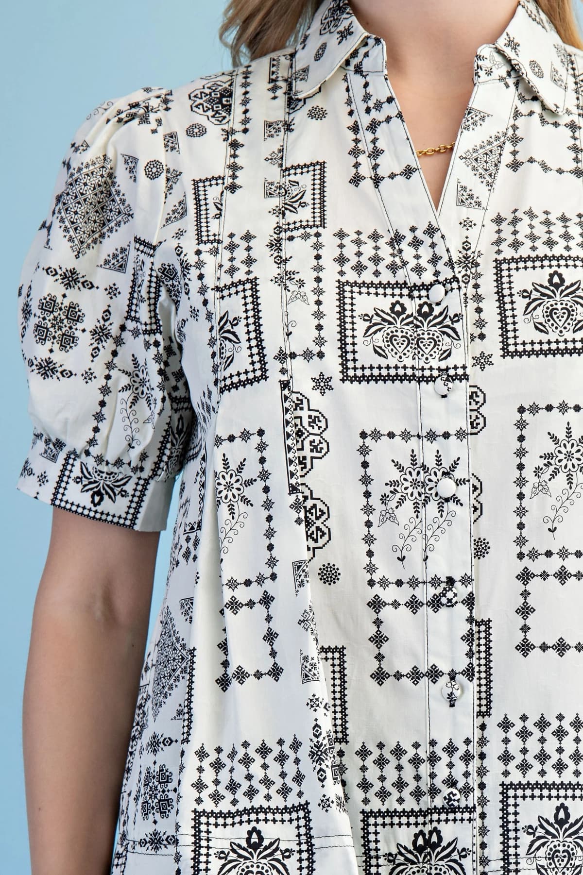 TE1925 - IVORY / BLACK