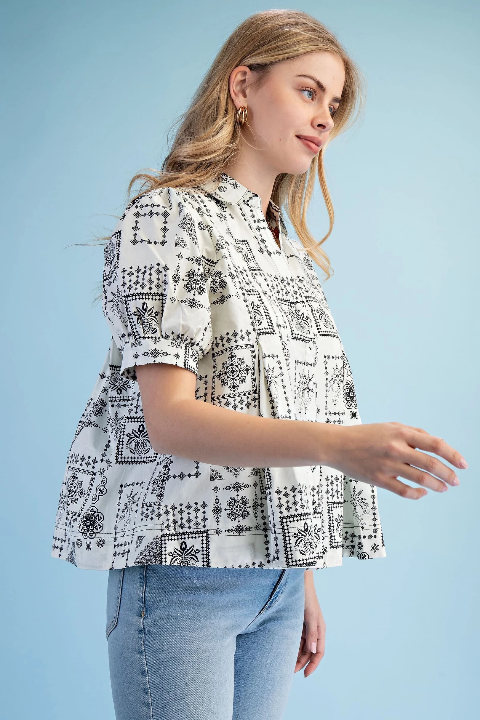 TE1925 - IVORY / BLACK