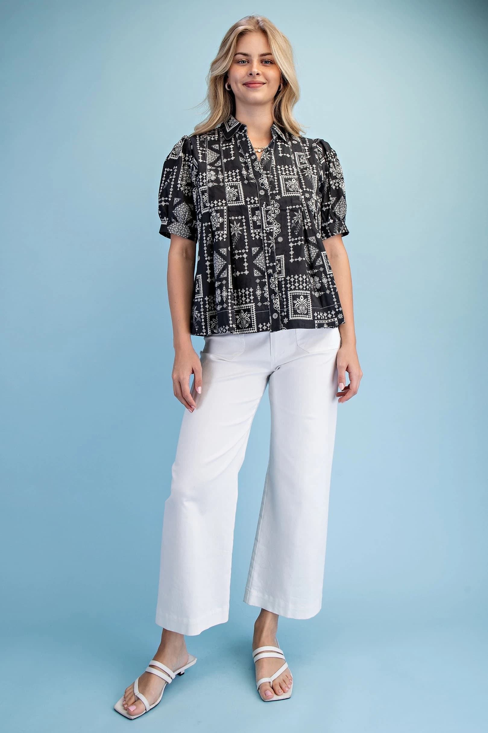 TE1925 - BLACK / WHITE