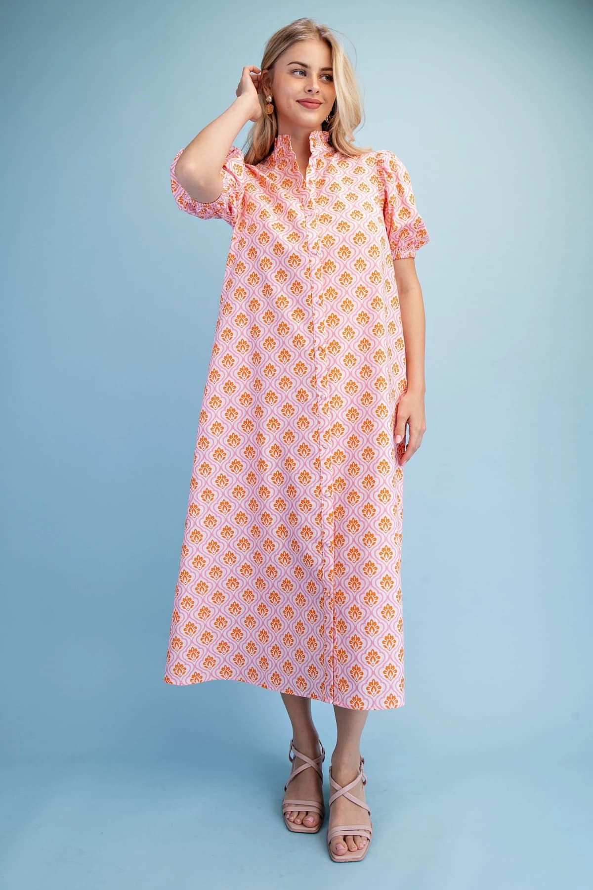 TE1935 - PINK / ORANGE