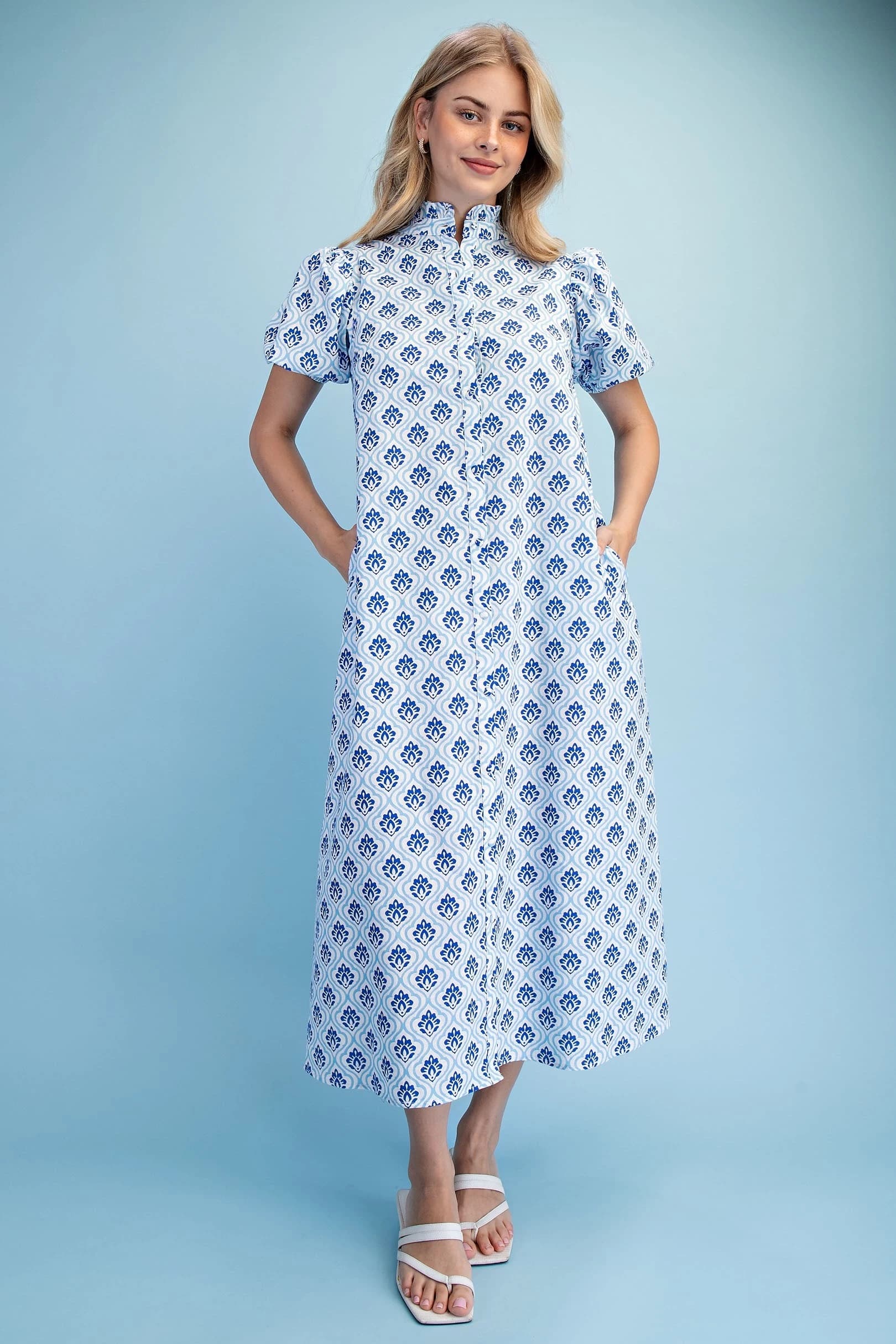 TE1935 - COBALT / WHITE