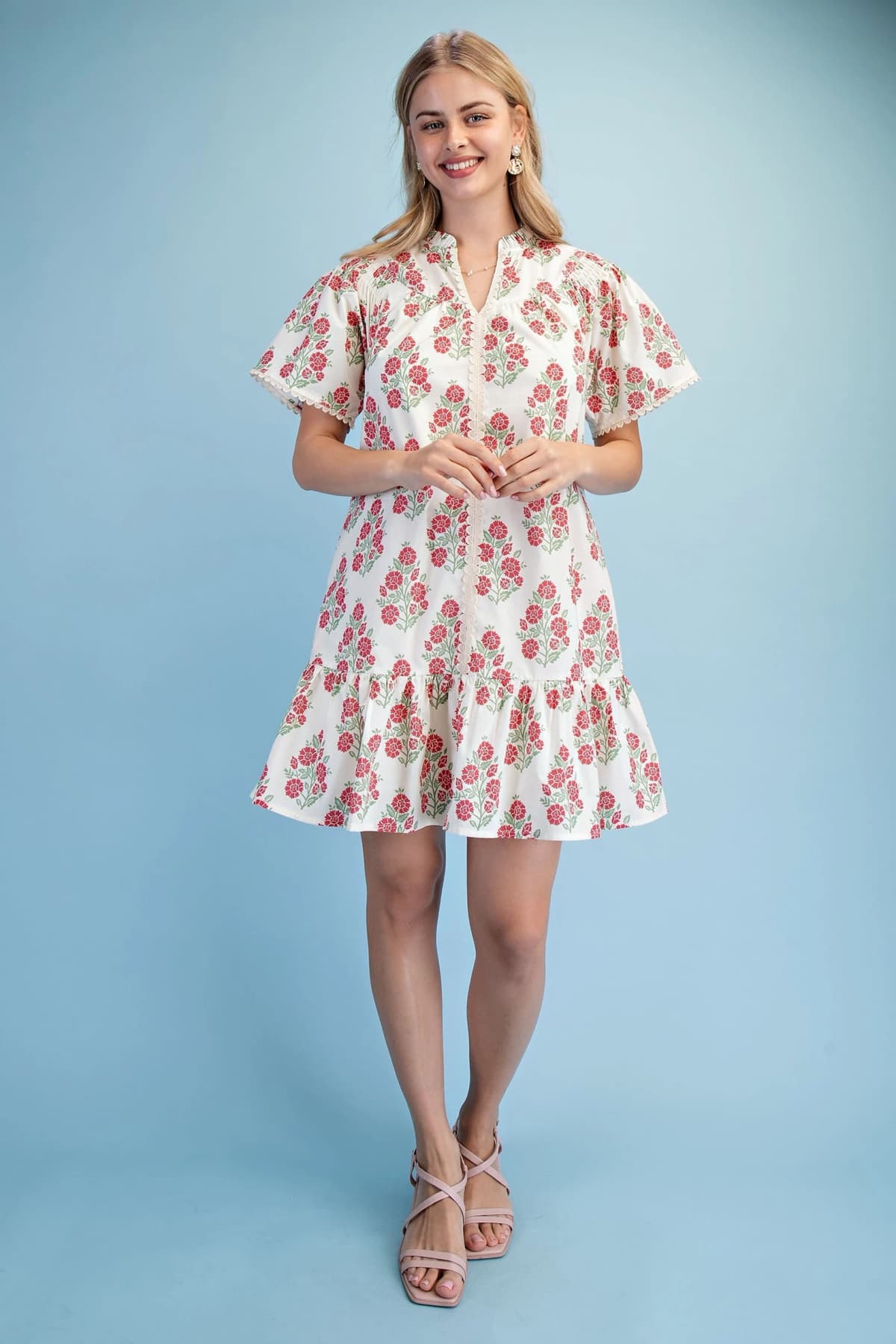 TE1946 - CREAM / RED