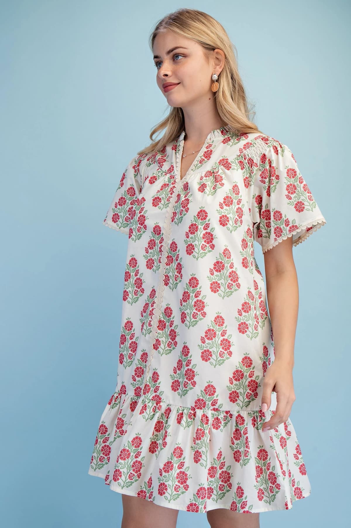 TE1946 - CREAM / RED