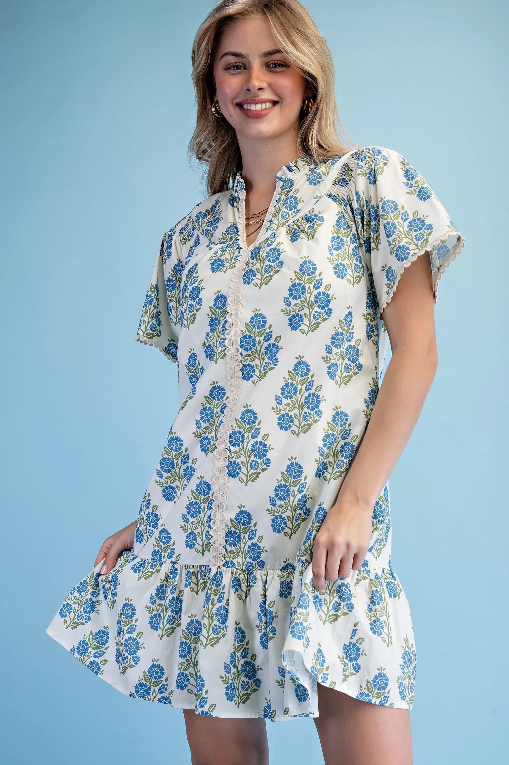 TE1946 - CREAM / BLUE