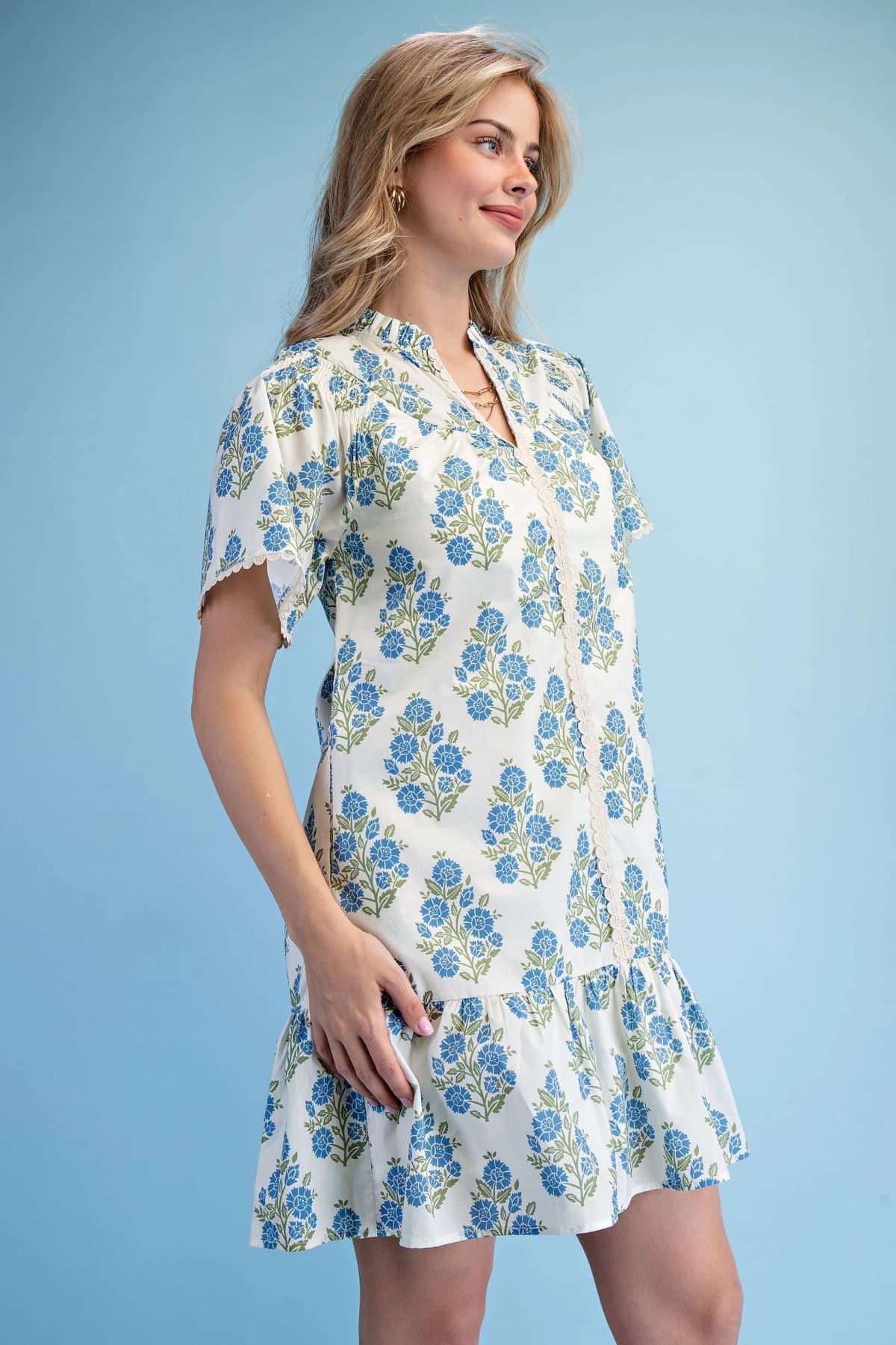 TE1946 - CREAM / BLUE