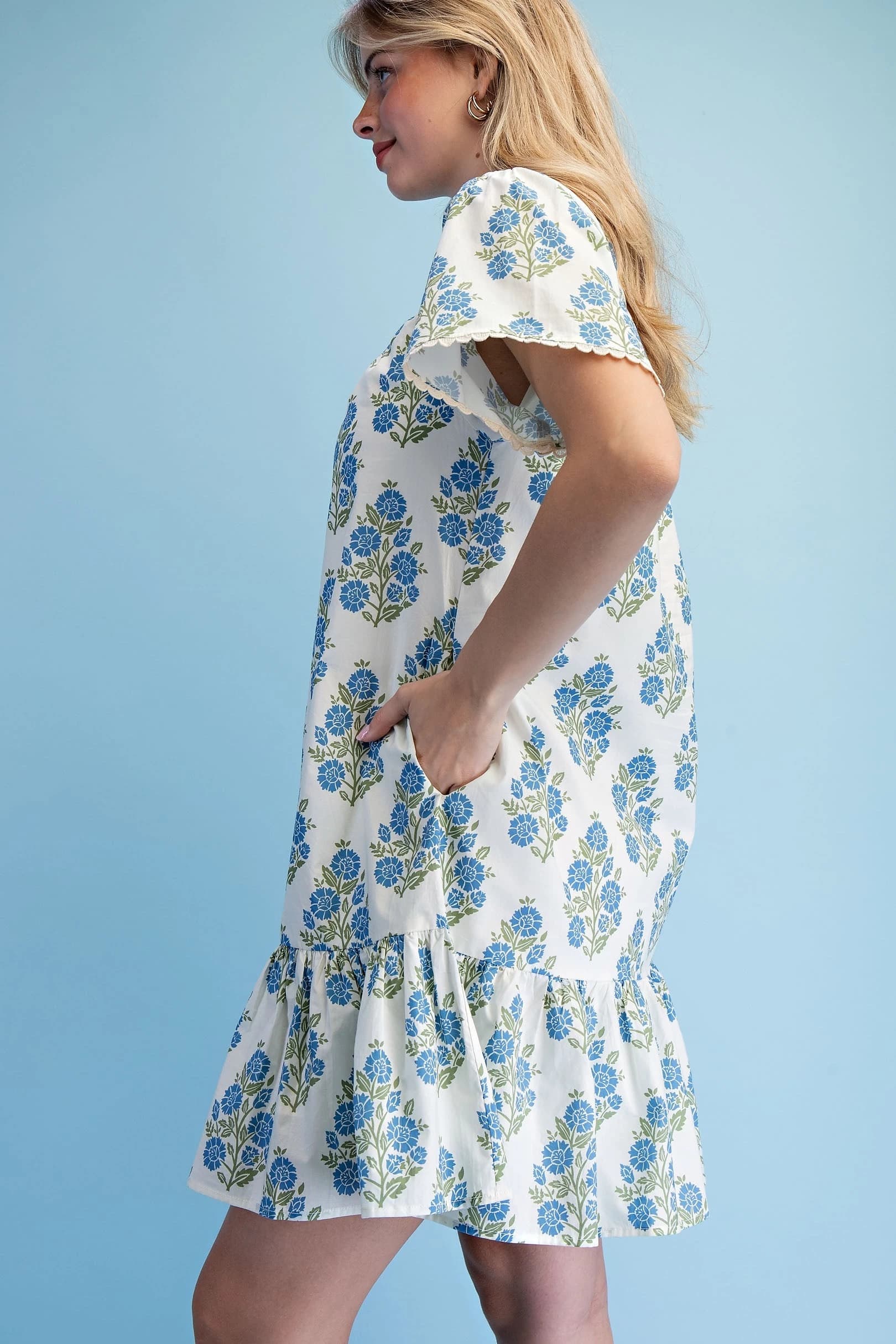 TE1946 - CREAM / BLUE