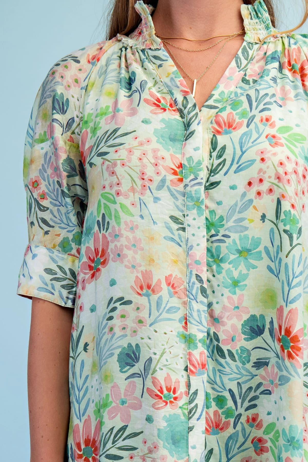 TE1941 - GREEN / BLUSH