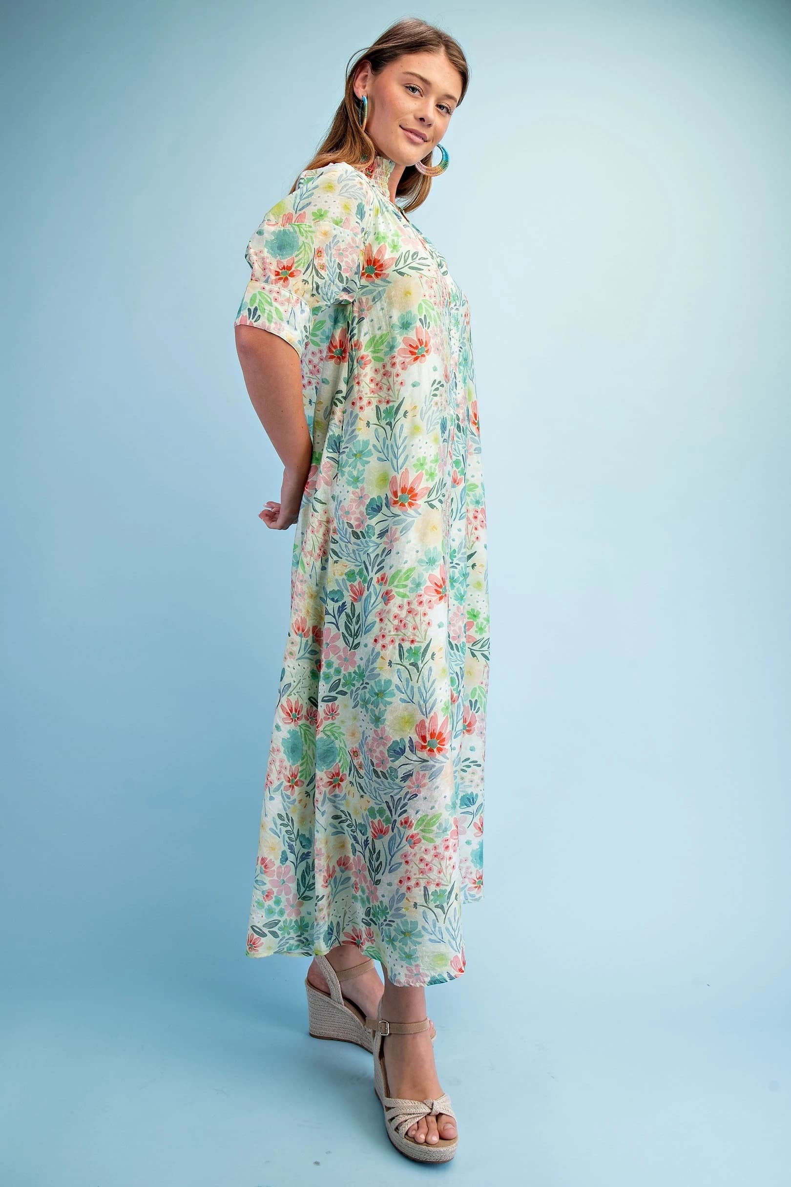 TE1941 - GREEN / BLUSH