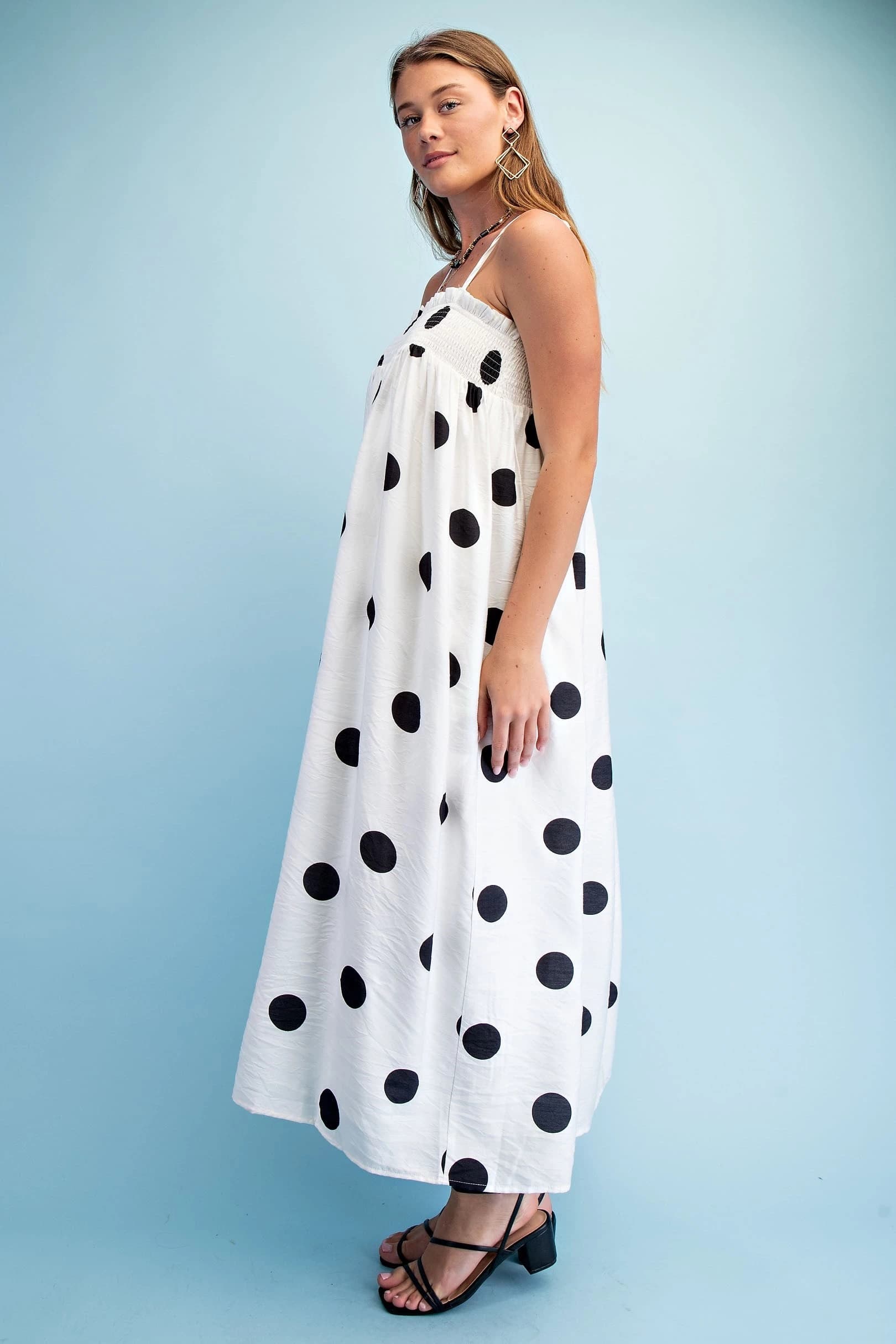 TY1347 - BLACK POLKA-DOT