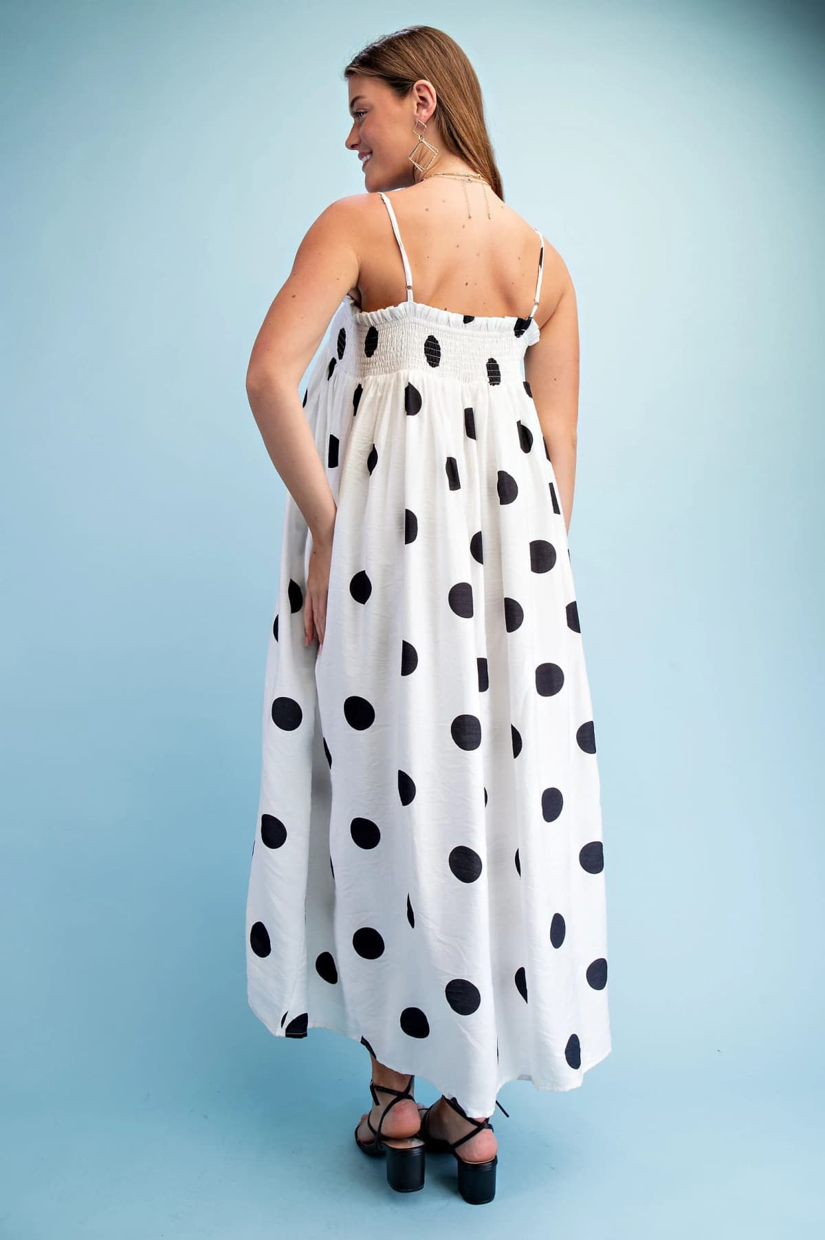 TY1347 - BLACK POLKA-DOT