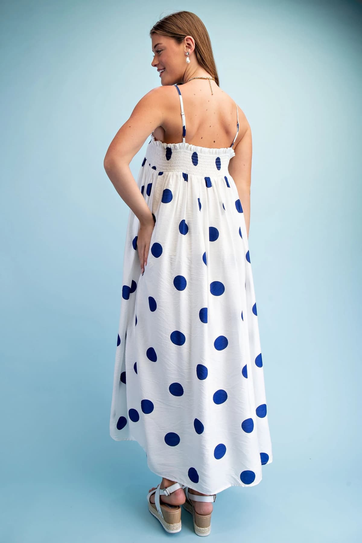 TY1347 - NAVY POLKA-DOT