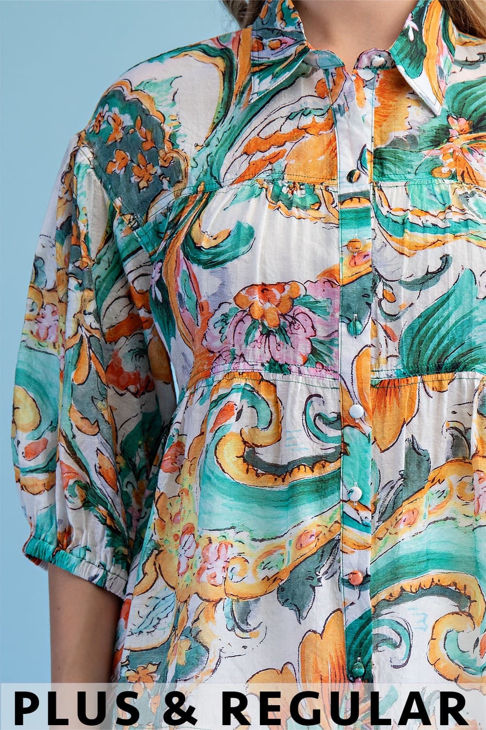 PE1983 - ORANGE / TEAL