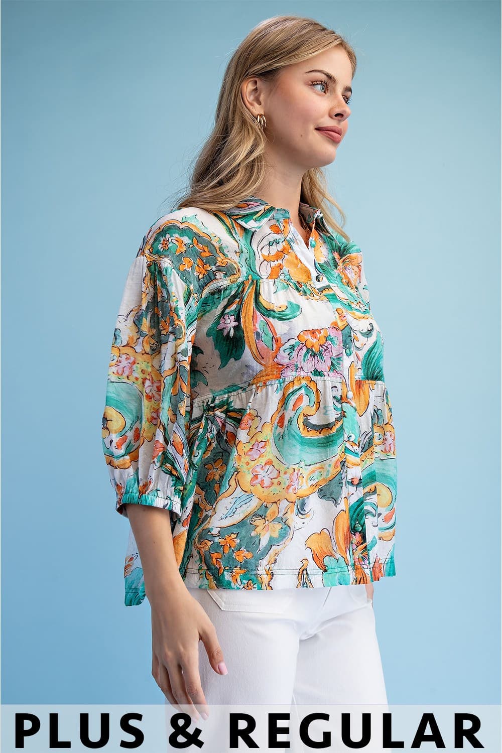 PE1983 - ORANGE / TEAL