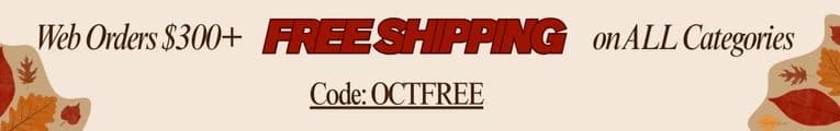 FREE UPS GROUND SHIPPING ON ORDERS OVER $300,             
